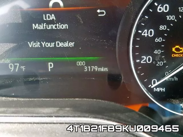 4T1B21FB9KU009465 фото 9