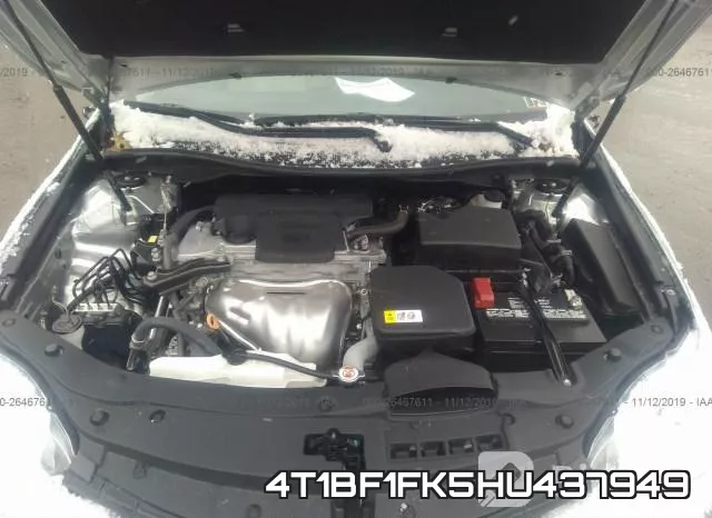 4T1BF1FK5HU437949 фото 2
