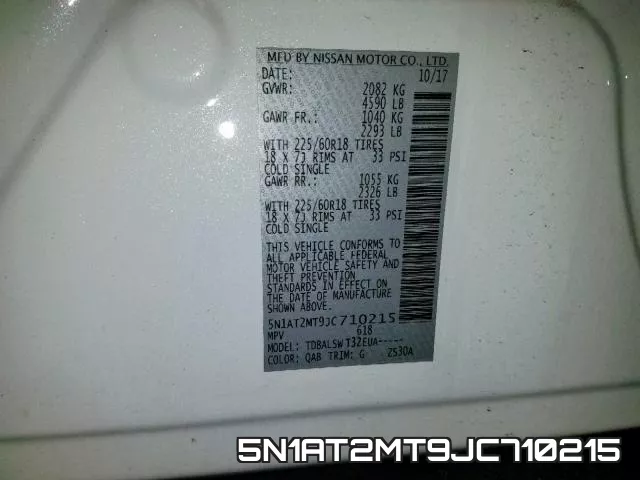 5N1AT2MT9JC710215 фото 2