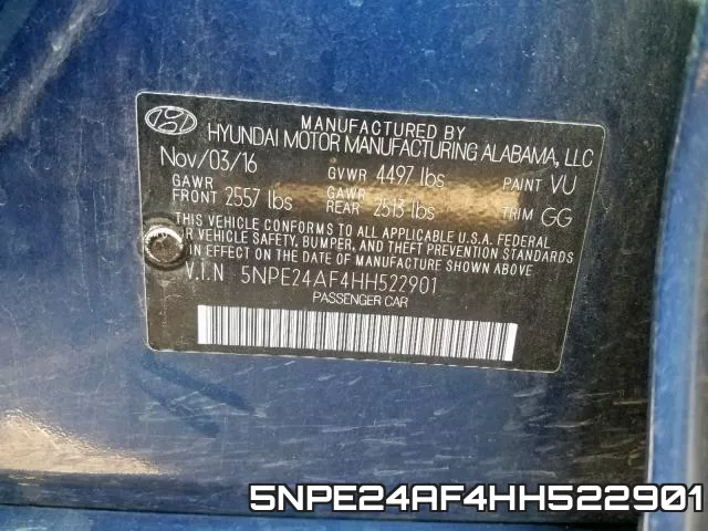 5NPE24AF4HH522901 фото 2