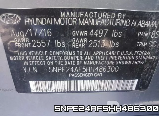 5NPE24AF5HH486300 фото 10