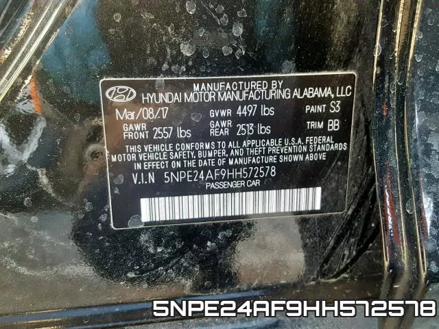 5NPE24AF9HH572578 фото 2