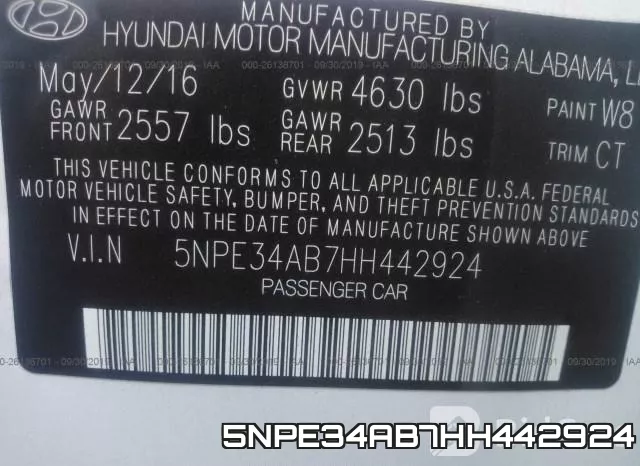 5NPE34AB7HH442924 фото 10