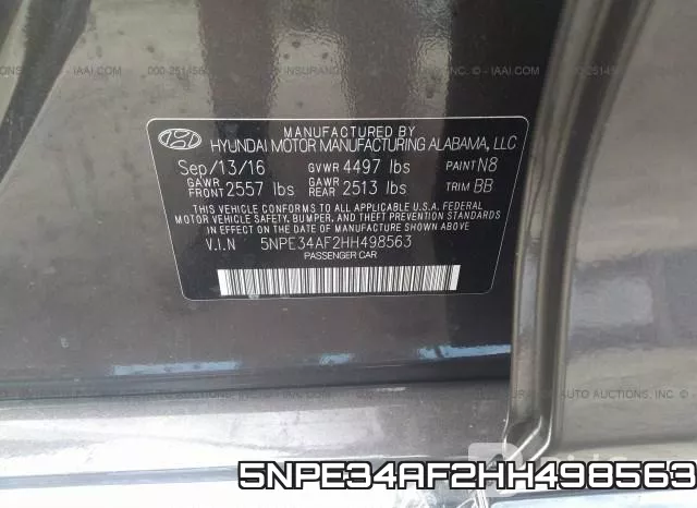 5NPE34AF2HH498563 фото 10