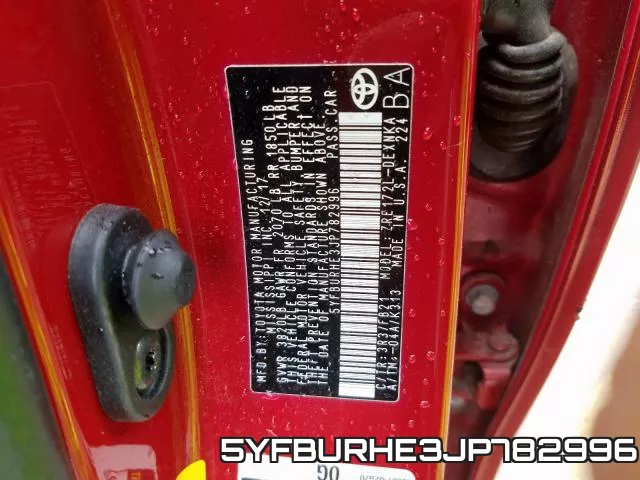 5YFBURHE3JP782996 фото 2