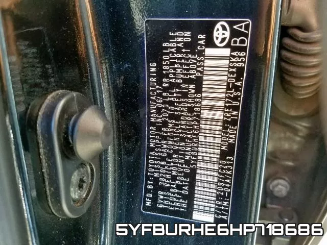 5YFBURHE6HP718686 фото 2