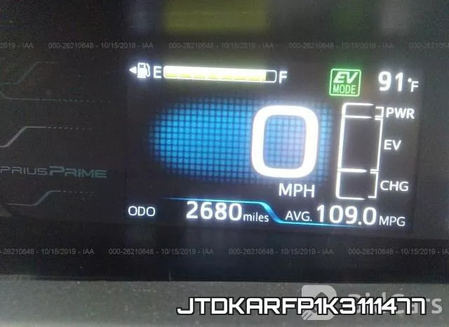 JTDKARFP1K3111477 фото 7