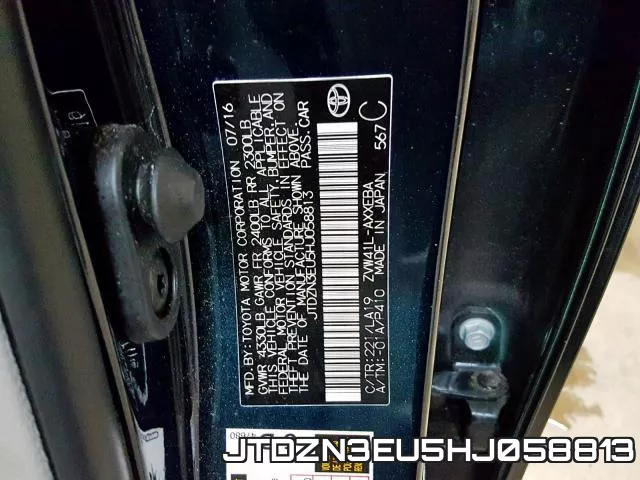JTDZN3EU5HJ058813 фото 2