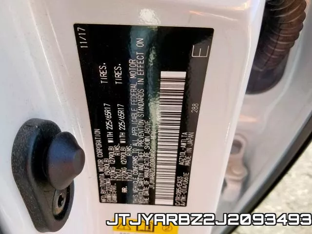 JTJYARBZ2J2093493 фото 2