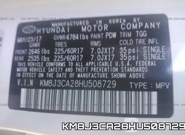 KM8J3CA28HU508729 фото 10