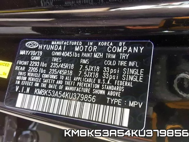 KM8K53A54KU379856 фото 2