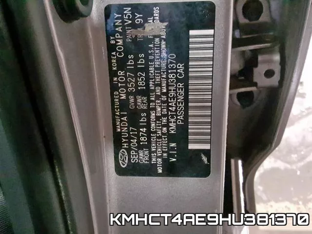 KMHCT4AE9HU381370 фото 2