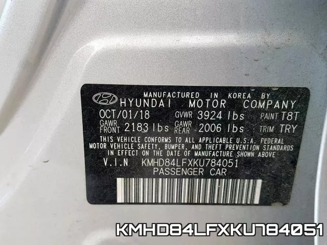 KMHD84LFXKU784051 фото 2