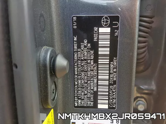 NMTKHMBX2JR059471 фото 2