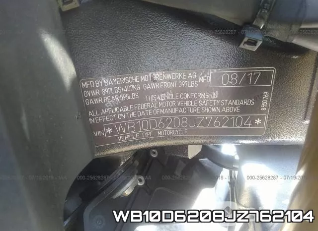 WB10D6208JZ762104 фото 2
