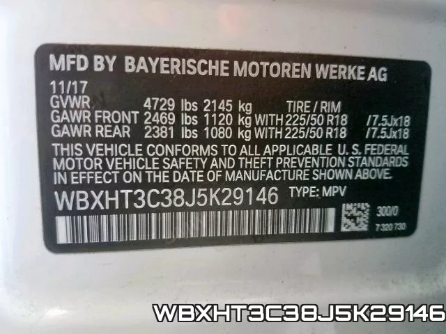 WBXHT3C38J5K29146 фото 2