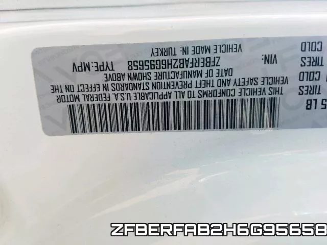 ZFBERFAB2H6G95658 фото 2