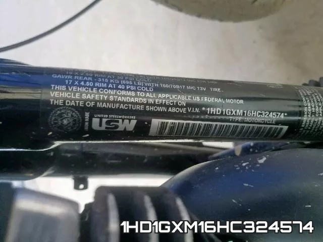 1HD1GXM16HC324574 фото 2