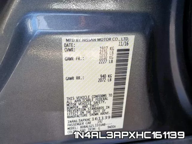 1N4AL3APXHC161139 фото 2
