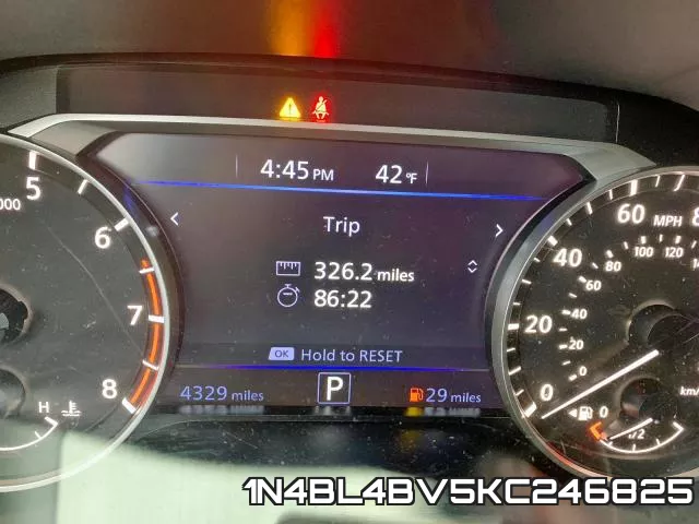 1N4BL4BV5KC246825 фото 2