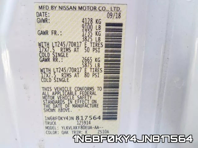1N6BF0KY4JN817564 фото 2