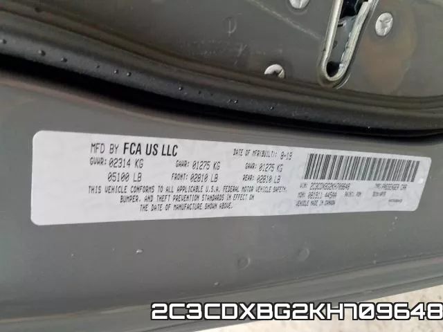 2C3CDXBG2KH709648 фото 2