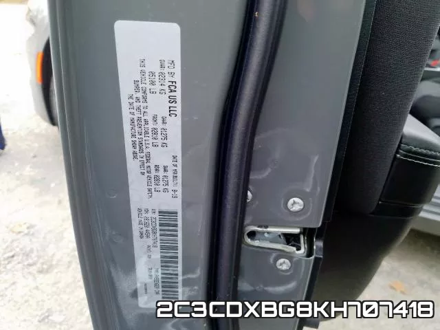 2C3CDXBG8KH707418 фото 2