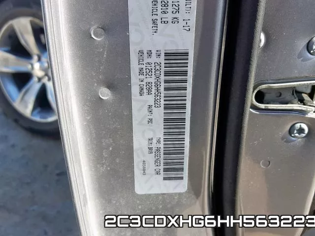 2C3CDXHG6HH563223 фото 2