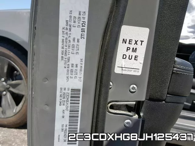 2C3CDXHG8JH125437 фото 2
