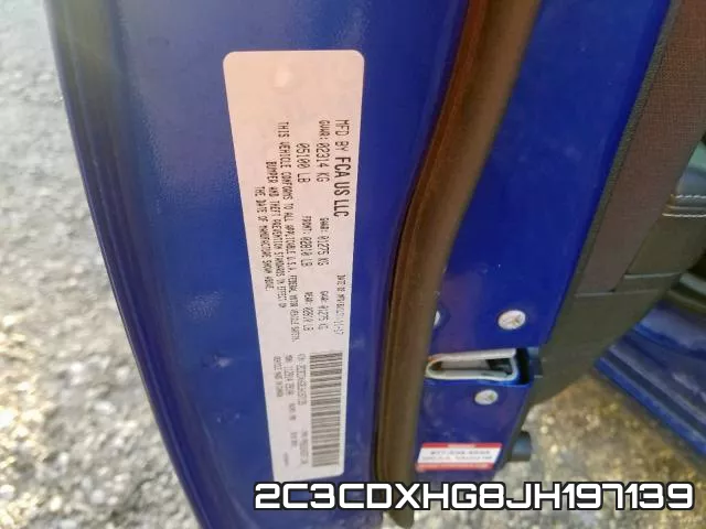 2C3CDXHG8JH197139 фото 2