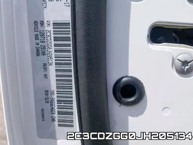 2C3CDZGG0JH205134 фото 2