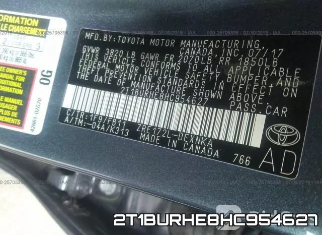 2T1BURHE8HC954627 фото 10