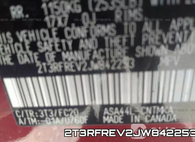 2T3RFREV2JW842253 фото 9