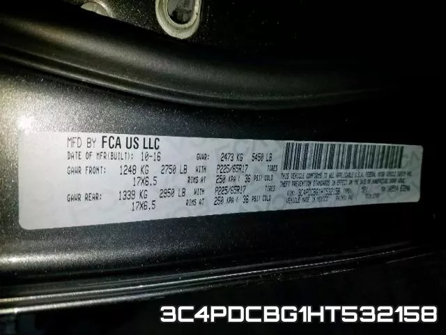 3C4PDCBG1HT532158 фото 2