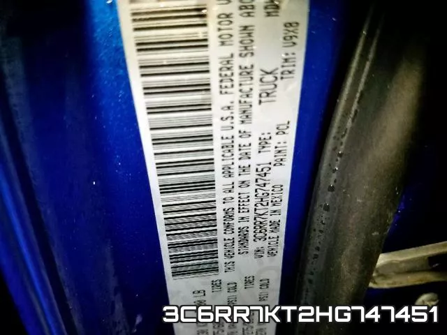 3C6RR7KT2HG747451 фото 2