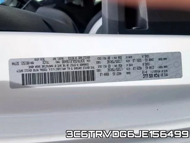 3C6TRVDG6JE156499 фото 2