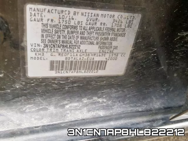 3N1CN7AP8HL822212 фото 2