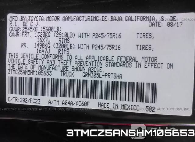 3TMCZ5AN5HM105653 фото 10