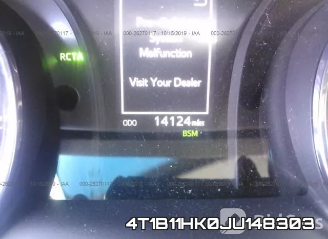4T1B11HK0JU148303 фото 8