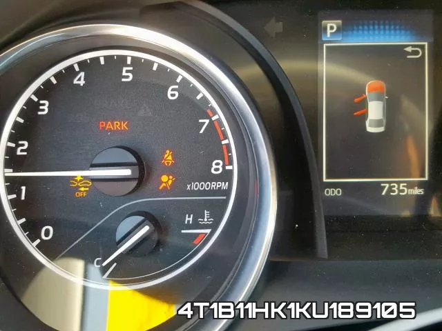 4T1B11HK1KU189105 фото 9