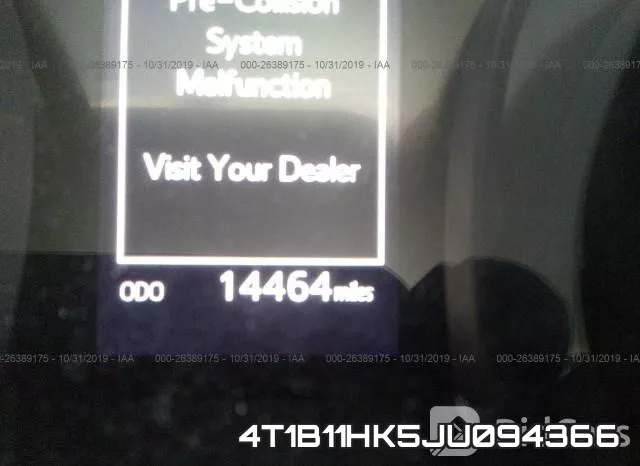 4T1B11HK5JU094366 фото 8