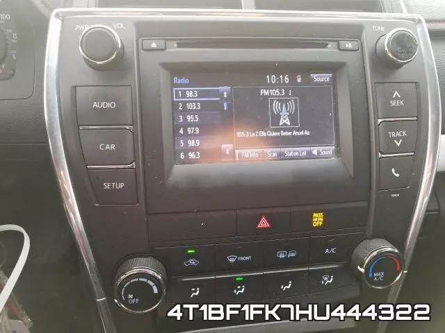 4T1BF1FK7HU444322 фото 9