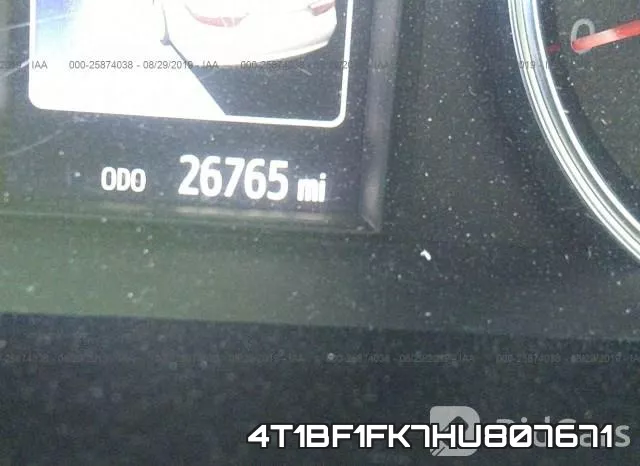 4T1BF1FK7HU807671 фото 8