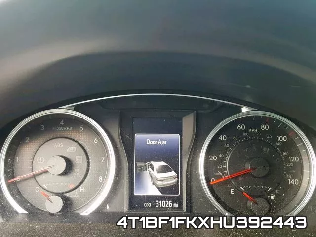 4T1BF1FKXHU392443 фото 8