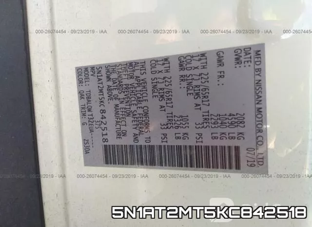 5N1AT2MT5KC842518 фото 10