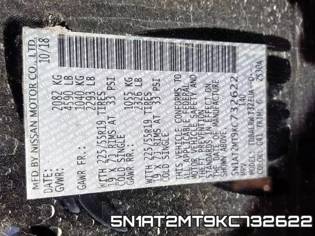 5N1AT2MT9KC732622 фото 2