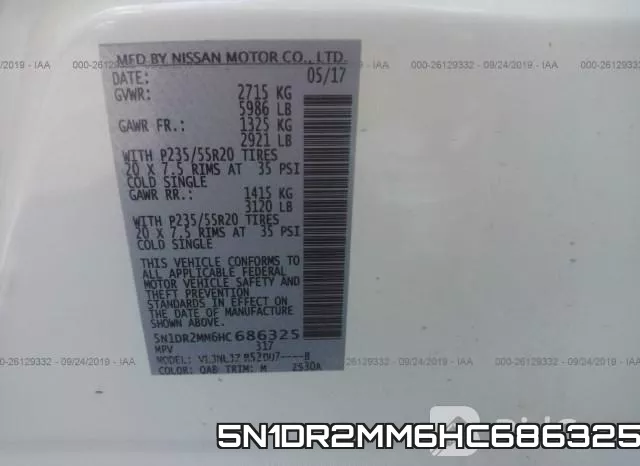 5N1DR2MM6HC686325 фото 9