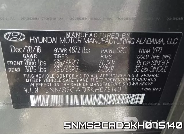 5NMS2CAD3KH075140 фото 10