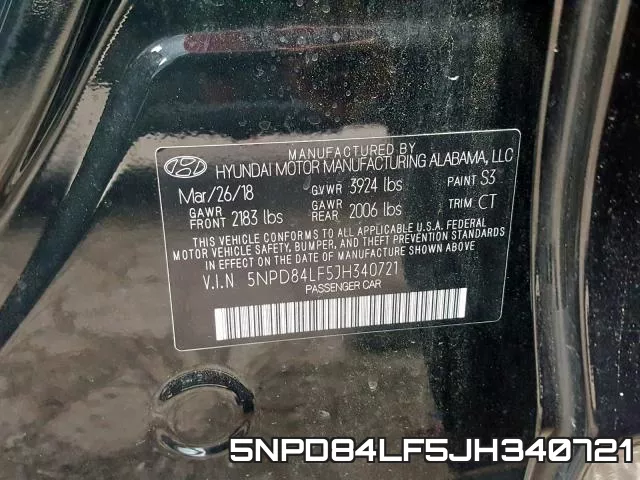 5NPD84LF5JH340721 фото 2