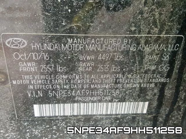 5NPE34AF9HH511258 фото 2